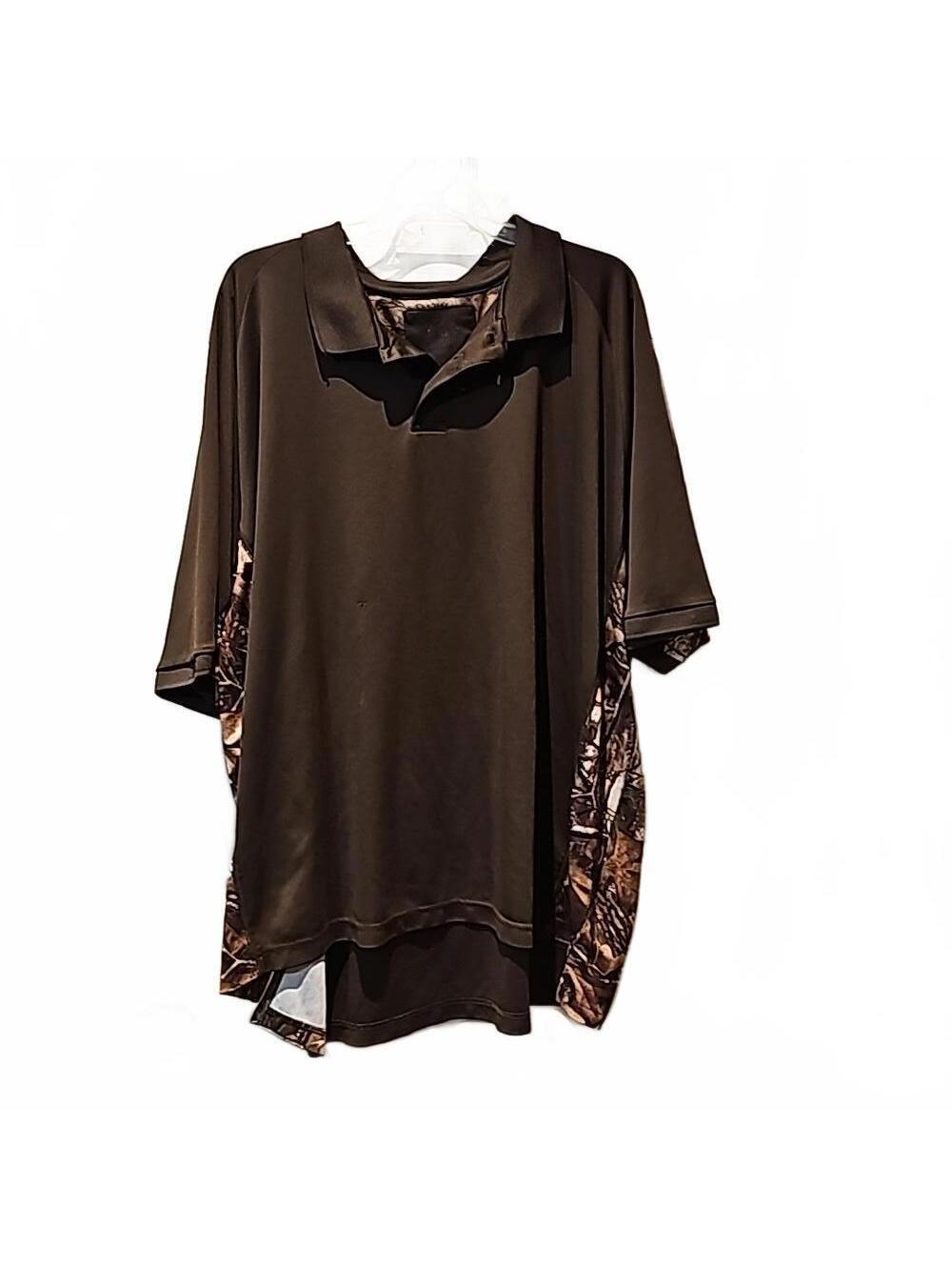 Redhead polo with realtree camo side print size 3XL